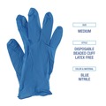 Food Service Disposable & Single Use Gloves | Boardwalk 395SCTA 5 mil Disposable Powder-Free Nitrile Gloves - Small, Blue (1000/Carton) image number 8