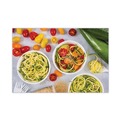 Food Containers & Lids | Dart 8SJ32 8 oz. 4.63 in. Diameter x 1.13 in. Height Squat Foam Container - White (500/Carton) image number 5