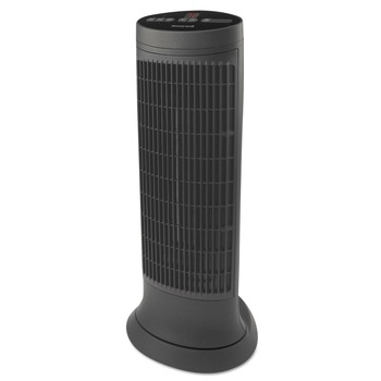 Honeywell HCE322V 750 - 1500 Watts 10-1/8 in. x 8 in. x 23-1/4 in. Digital Tower Heater - Black