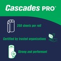 Perforated Roll & Hand Towels | Cascades PRO K250 8 in. x 11 in. 2-Ply Select Kitchen Roll Towels (12/Carton) image number 5