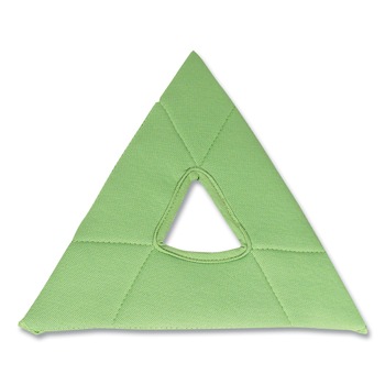 MOP HEADS | Unger UNGSRPD1 10.25 in. x 9 in. Glass Cleaning Pads - Green (5/Pack)