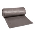 Low-Density Trash Bags | Boardwalk H6639SGKR01 33 in. x 39 in. 33 gal. 1.1 mil Low-Density Can Liners - Gray (100/Carton) image number 0