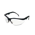 Safety Glasses | MCR Safety KD310 Klondike Plus Safety Glasses - Black Frame/Clear Lens image number 0