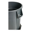 Indoor Waste Receptacles | Impact 7744-3 Gator Plus 44 Gallon Plastic Container - Gray image number 3