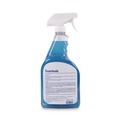 Disinfecting & Cleaning Solutions | Boardwalk BWK47112AEA 32 oz. Spray Bottle Industrial Strength Trigger Glass Cleaner with Ammonia image number 1