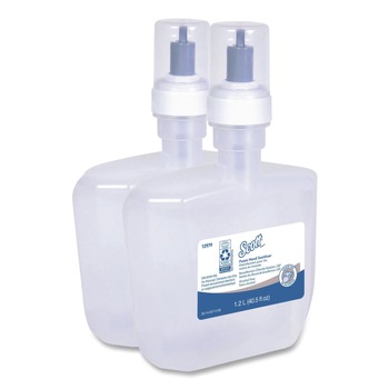 HAND SANITIZER REFILLS | Scott 12979 1200 mL Essential Alcohol-Free Foam Hand Sanitizer - Unscented (2/Carton)