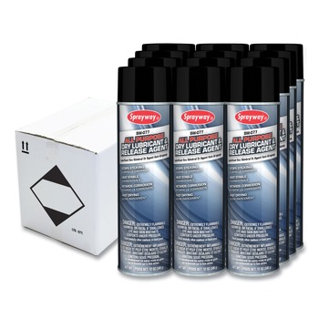  | Sprayway SW077 12 oz. All Purpose Dry Lubricant and Release Agent (12/Carton)
