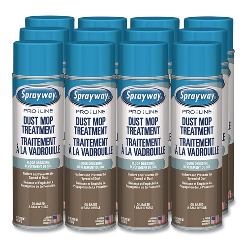 Furniture Cleaners | Sprayway PRO LINE 1000058624 14 oz Dust Up Aerosol Spray - Unscented (12/Carton) image number 0