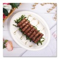 Plates | Dart 12FBRPLR1 12 in. Diameter Compostable Molded Fiber Platter Dinnerware - Natural (500/Carton) image number 5