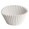 Perforated Roll & Hand Towels | Hoffmaster 610070 2.25 Diameter x 1.88 h Fluted Paper Bake Cups - White (500/Pack, 20 Packs/Carton) image number 0