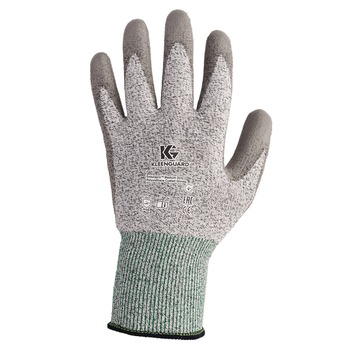 Ansell KCC13825 EN388: 4X42B 9 in. Long G60 Level 3 Economy Cut Resistant Gloves - Large (Size 9), Gray/Marled Gray (12 Pairs/Carton)