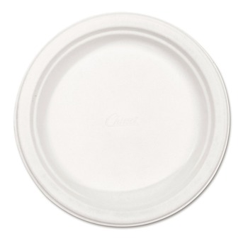 Chinet 21227 8.75 in. Paper Plate Dinnerware - White (500/Carton)