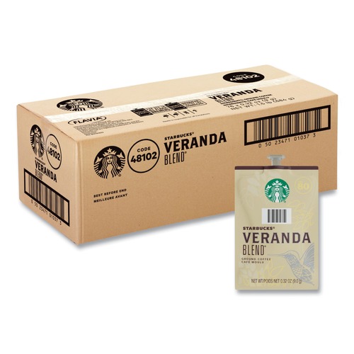 Coffee - Caffeinated | FLAVIA 48102 Starbucks Coffee Freshpack - Veranda Blend (76/Carton) image number 0