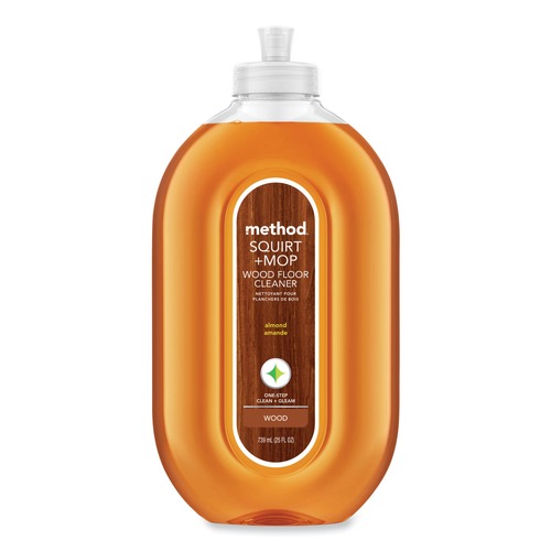 Furniture Cleaners | Method 817939005620 Squirt plus Mop 25 oz Squirt Bottle Wood Floor Cleaner - Almond Scent image number 0