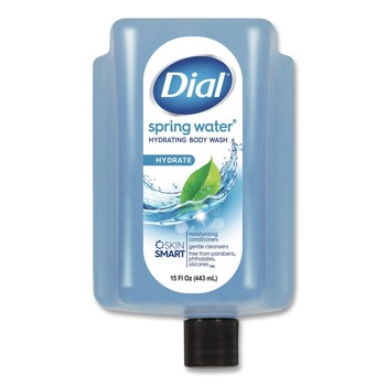 PERSONAL SHAMPOOS CONDITIONERS AND BODY WASHES | Dial Professional DIA 99804 15 oz. Body Wash Refill for Versa Dispenser - Spring Water Scent (6/Carton)