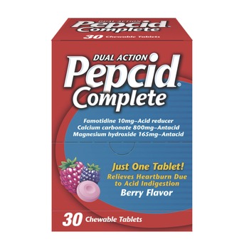 Pepcid 64228 Complete Dual-Action Antacid - Berry Flavor (30/Box)