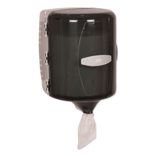 Towel Dispensers | Tork 93T 10.13 in. x 10 in. x 12.75 in. Centerfeed Hand Towel Dispenser - Smoke (1/Carton) image number 0