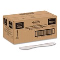 Disposable Knives | SOLO K6OW Style Setter Medium Weight Polypropylene Knife Cutlery - White (1000/Carton) image number 6