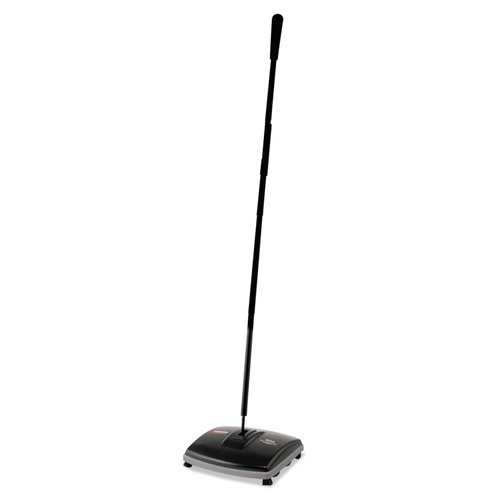 Sweepers | Rubbermaid Commercial FG421288BLA 44 in. Handle Floor and Carpet Sweeper - Black/Gray image number 0