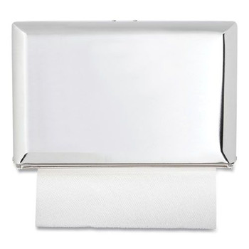 San Jamar T1800XC 10.75 in. x 6 in. x 7.5 in. Singlefold Paper Towel Dispenser - Chrome