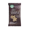 Coffee - Caffeinated | Starbucks 12411956 2.5 oz. Packet Caffe Verona Coffee (18/Box) image number 1