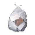 Low-Density Trash Bags | Heritage H8648QC 43 in. x 48 in. 2 mil 56 Gallon Flat Pack Linear Low-Density Can Liners - Clear (100/Carton) image number 2