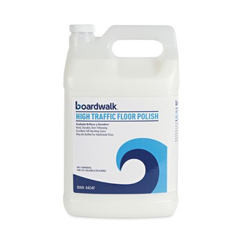 FLOOR FINISHES | Boardwalk 132000-41ESSN 1 Gallon Bottle High Traffic Floor Polish (4/Carton)