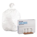 Low-Density Trash Bags | Boardwalk H8647HWKR01 43 in. x 47 in. 56 gal. 0.6 mil Low-Density Waste Can Liners - White (100/Carton) image number 1