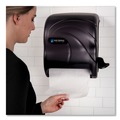 Towel Dispensers | San Jamar T990TBK 12.5 in. x 8.5 in. x 12.75 in. Oceans Element Lever Roll Towel Dispenser - Black Pearl image number 6