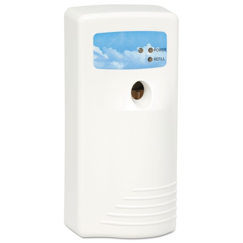 Air Freshener Dispensers | HOSPECO 07521 Stratus II 5 in. x 3.75 in. x 8.5 in. Metered Aerosol Dispenser - White image number 0