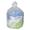 High-Density Trash Bags | Ultra Plus 1507790 30 in. x 37 in. 10 Microns 30 Gallon High Density Can Liners - Natural (500/Carton) image number 2