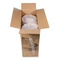 Bakery Boxes & Containers | Pactiv Corp. YEH899020000 10 in. x 10 in. x 3.38 in. Round ShowCake 2-Part Cake Container - Clear/Black (90/Carton) image number 3