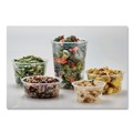 Food Containers & Lids | Fabri-Kal 000000000009505100 4.6 in. Diameter x 1.8 in. h 8 oz Microwavable Plastic Deli Containers - Clear (500/Carton) image number 3