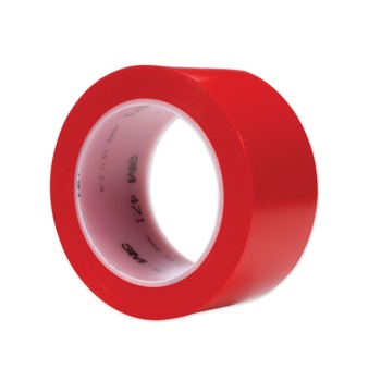 SAFETY TAPES | 3M 471 2 in. x 36 yds Vinyl Floor Marking Tape 471 - Red (1-Roll)