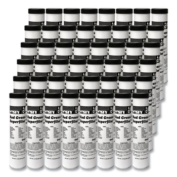 LUBRICANTS | Misty 1003057 14 oz. Tube NLGI #2 Red Grease (48/Carton)