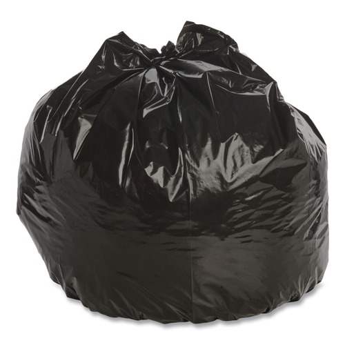 Low-Density Trash Bags | Stout by Envision T4048B15 40 in. x 48 in. 45-Gallon 1.5 mil. Total Recycled Content Plastic Trash Bags - Black/Brown (100/Carton) image number 0