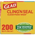 Films | Glad 00020 200 sq. ft. Cling'N Seal Plastic Food Wrap image number 1