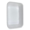 Food Containers & Lids | GEN 20KWH 12 in. x 8.7 in. x 2.45 in. No. 20K Foam Meat Trays - White (125/Carton) image number 0