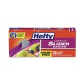 Resealable Bags | Hefty 00R88071 10.56 in. x 11 in. Gallon Slider Stand and Fill Food Storage Bags - Clear (30/Box) image number 0