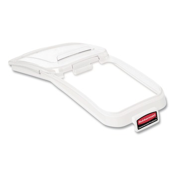 Rubbermaid Commercial FG9F7700CLR Prosave 29 in. x 12.13 in. x 1.9 in. Bin Lid and Scoop Replacement - Clear