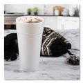Cups | Dart 24J16 24 oz. Hot/Cold Foam Drink Cups - White (500/Carton) image number 6
