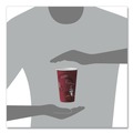 Cups | SOLO 316SI-0041 16 oz. Paper Hot Drink Cups in Bistro Design - Maroon (50/Pack) image number 7