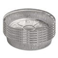 Food Containers & Lids | Handi-Foil 204725 24 oz. 7 in. Diameter Round Aluminum Container - Silver (500/Carton) image number 1