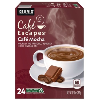  | Cafe Escapes 5000330123 K-Cups - Mocha (24/Box)