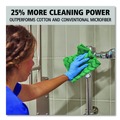 Cleaning Cloths & Wipes | Rubbermaid Commercial FGQ62000GR00 16 in. x 16 in. Microfiber Reusable Cleaning Cloths - Green (12/Carton) image number 7