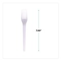Disposable Forks | Eco-Products EP-S017 Plantware CPLA Cutlery Fork - White (1000/Carton) image number 3