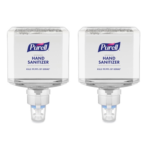 Hand Sanitizers | PURELL 7753-02 1200 ml Clean Scent Advanced Hand Sanitizer Foam for ES8 Dispensers (2/Carton) image number 0