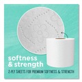 Cleaning Cloths & Wipes | Seventh Generation 13733 100% Recycled 2-Ply Bathroom Tissue - White (240 Sheets/Roll, 12 Rolls/Pack) image number 2