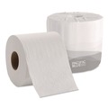Floor Dusters & Accessories | Georgia Pacific Professional 19881/01 1-Ply Pacific Blue Basic Embossed Septic Safe Bathroom Tissue - White (80 Rolls/Carton) image number 2