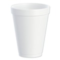 Cups | Dart 12J12 12 oz. Foam Drink Cups - White (40 Bags/Carton) image number 1
